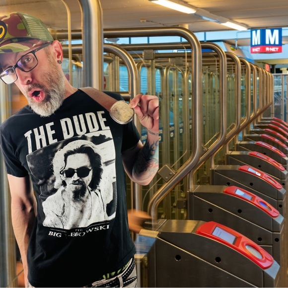 The Big Lebowski “The Dude” T-Shirt Size M - Picture 9 of 14